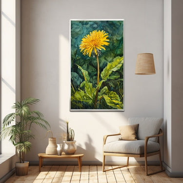 Tableau Fleur Jaune